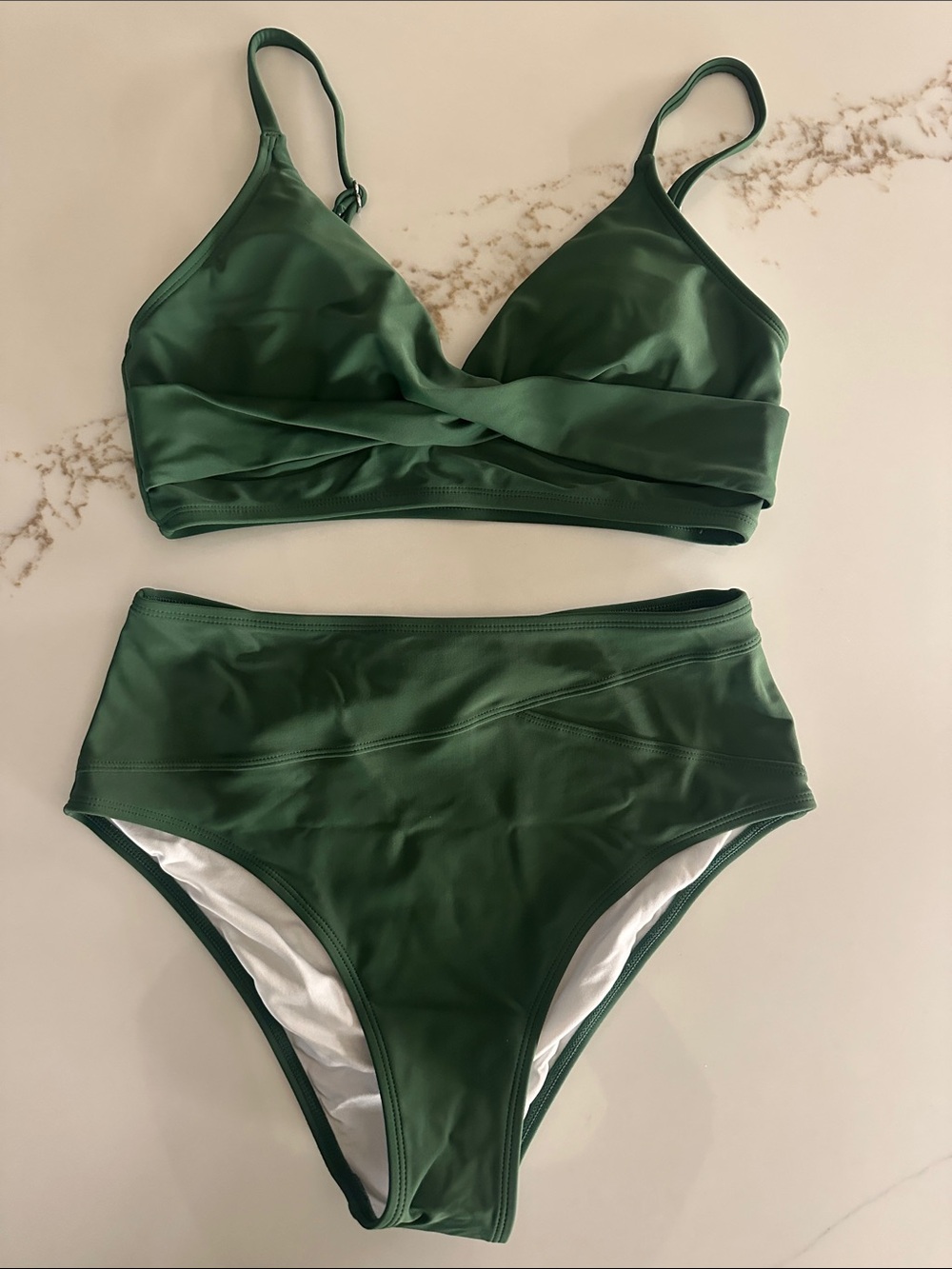 Forest Green Two-Piece Bikini Set